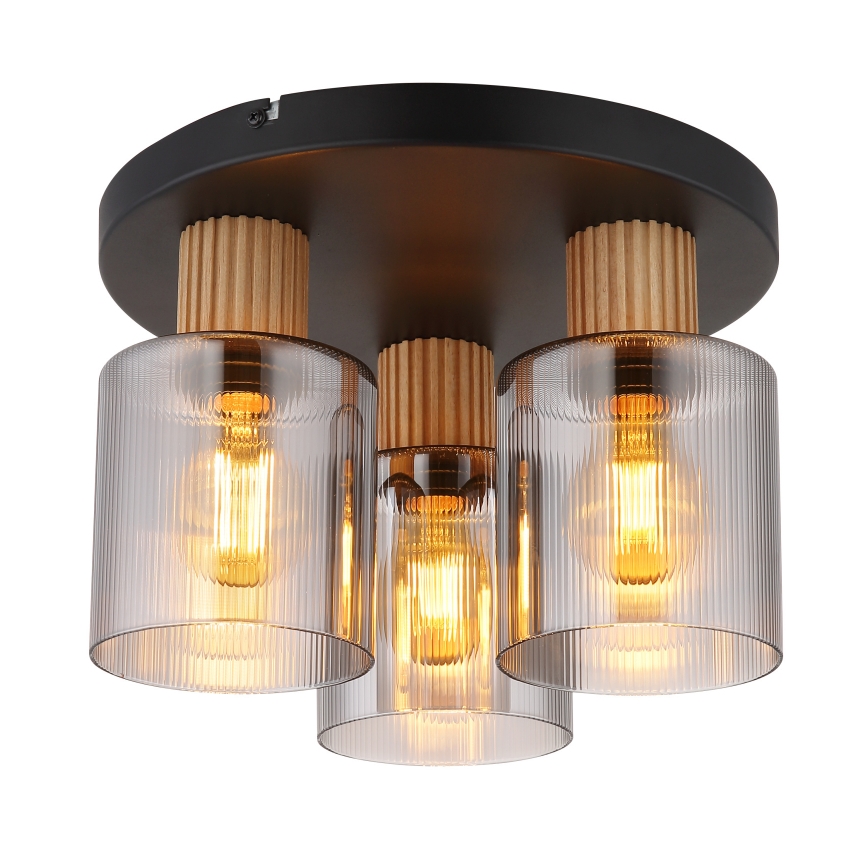 Globo - Plafonnière 3x E27/25W/230V Ø 30 cm