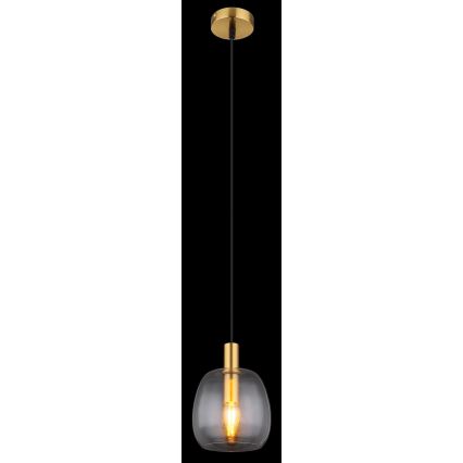 Globo - Suspension filaire 1xE14/40W/230V d. 16 cm laiton