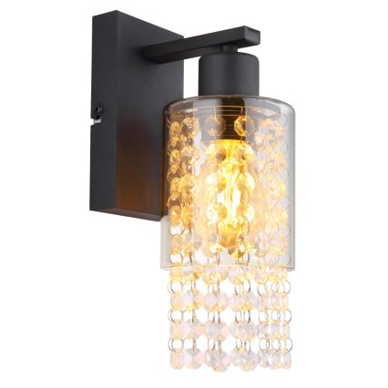 Globo - Wandlamp 1xE27/40W/230V zwart