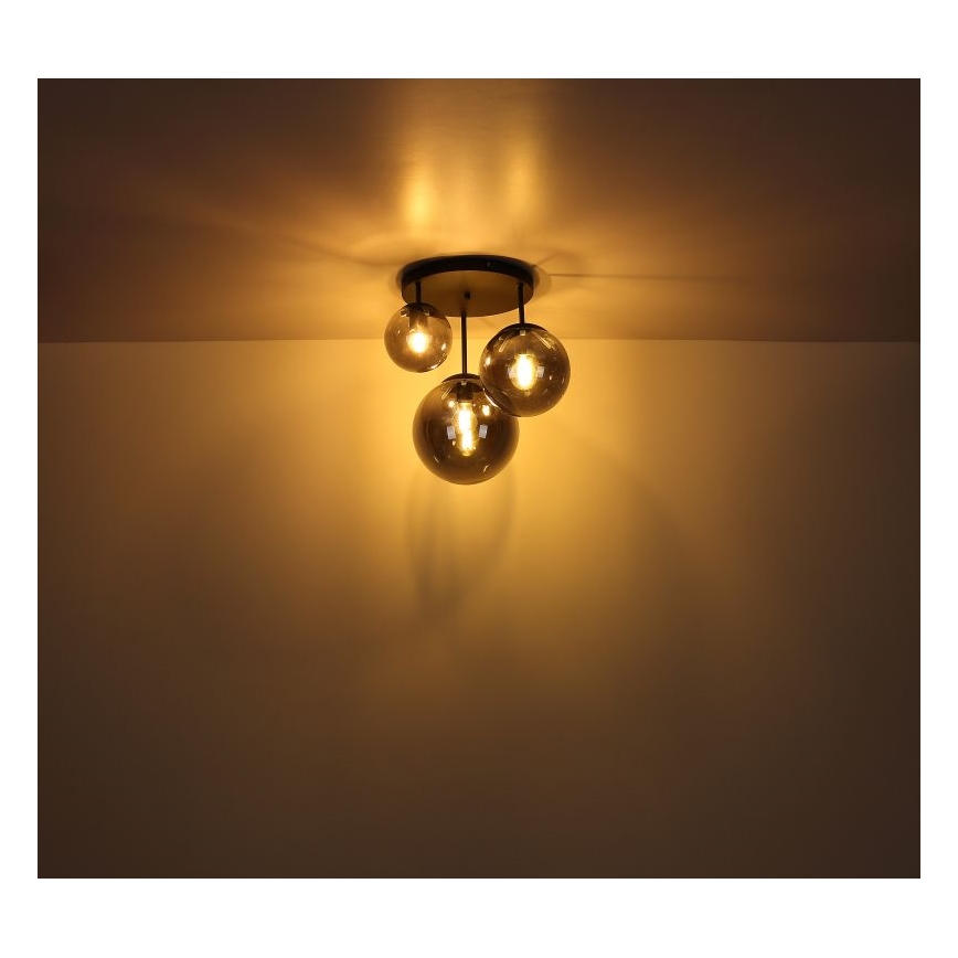 Globo - Hanglamp aan kabel 3xE27/60W/230V