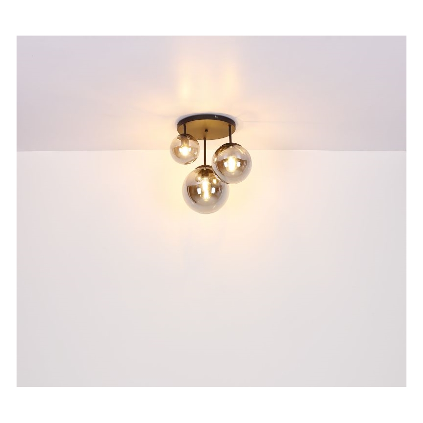 Globo - Hanglamp aan kabel 3xE27/60W/230V