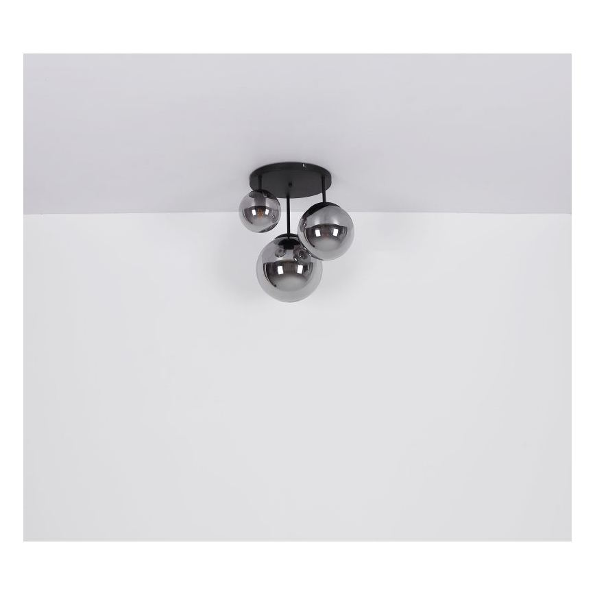 Globo - Hanglamp aan kabel 3xE27/60W/230V