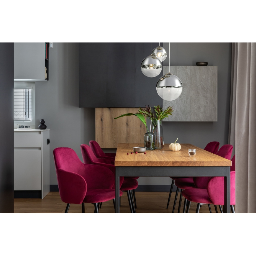Globo - Hanglamp aan een koord 3xE27/40W/230V diameter 51 cm