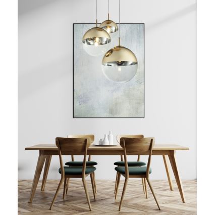 Globo - Hanglamp aan een koord 3xE27/40W/230V diameter 51 cm