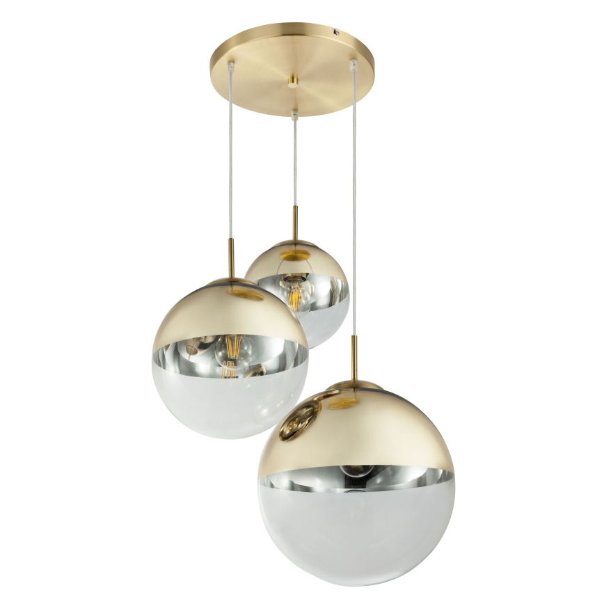 Globo - Hanglamp aan een koord 3xE27/40W/230V diameter 51 cm