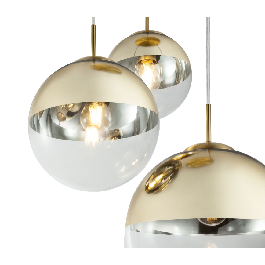 Globo - Hanglamp aan een koord 3xE27/40W/230V diameter 51 cm