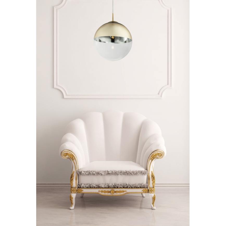 Globo - Hanglamp aan een koord 1xE27/40W/230V diameter 33 cm