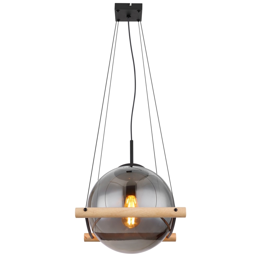 Globo - Hanglamp aan een koord 1xE27/15W/230V rubberen boom