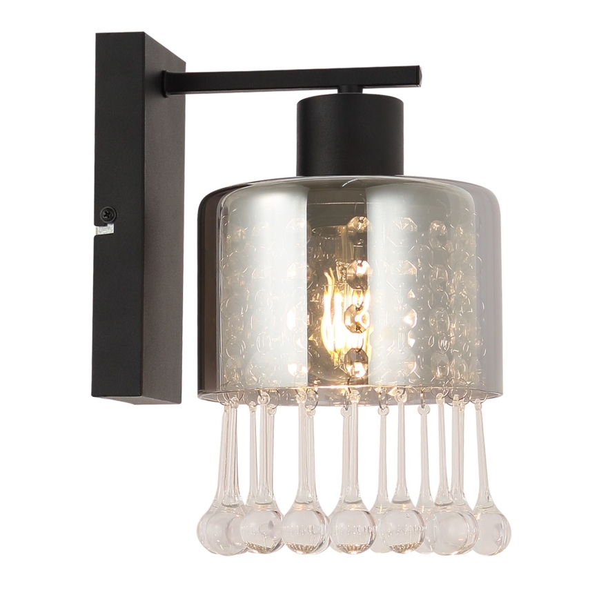 Globo - Wandlamp 1xE27/60W/230V zwart