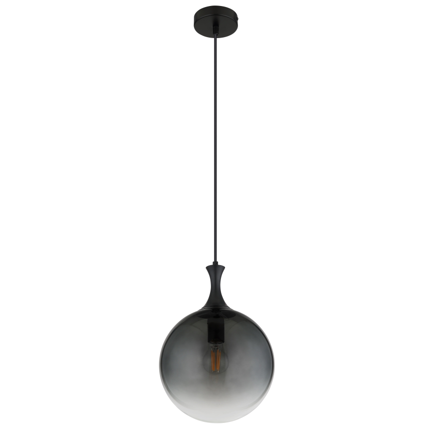 Globo - Suspension filaire 1xE27/10W/230V d. 25 cm noir