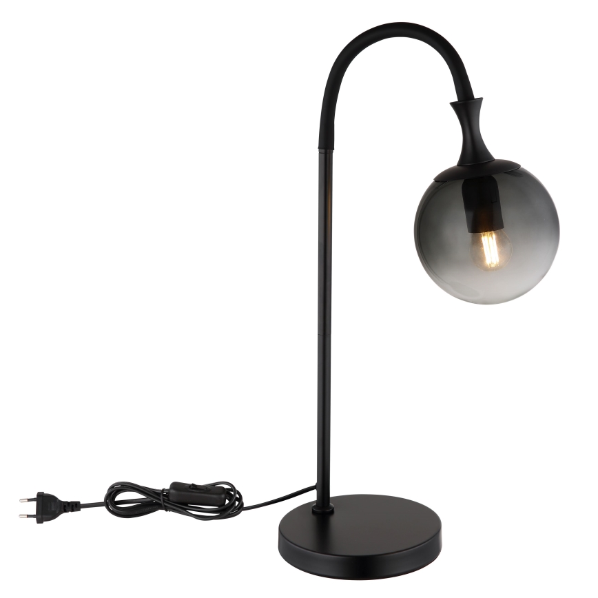 Globo - Lampe de table 1xE27/10W/230V noir