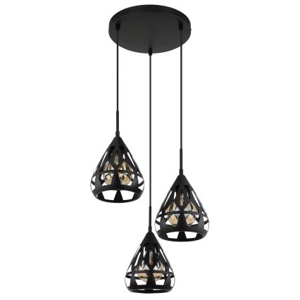 Globo - Hanglamp aan een koord 3xE27/40W/230V