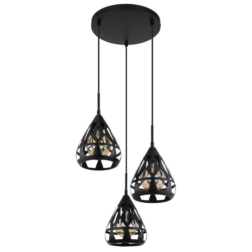 Globo - Hanglamp aan een koord 3xE27/40W/230V