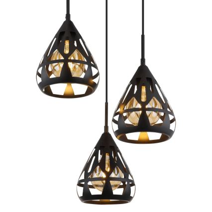 Globo - Hanglamp aan een koord 3xE27/40W/230V