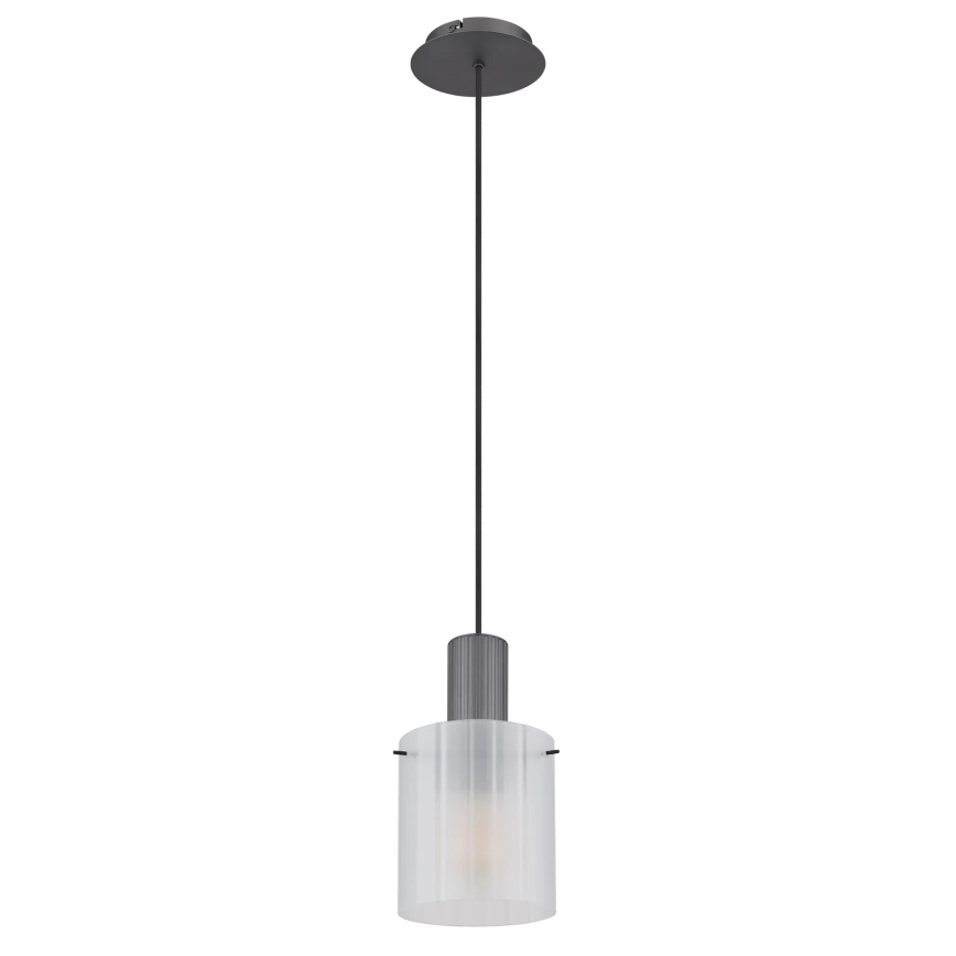 Globo - Hanglamp aan een koord 1xE27/40W/230V diameter 18 cm wit