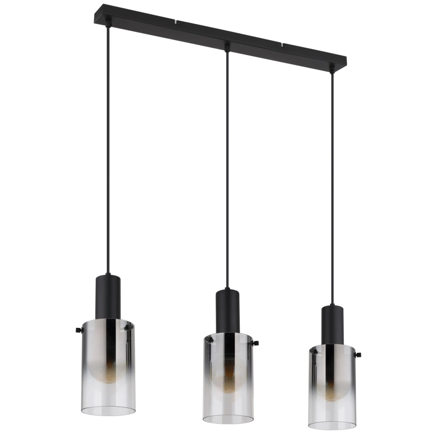 Globo - Hanglamp aan een koord 3xE27/40W/230V zwart