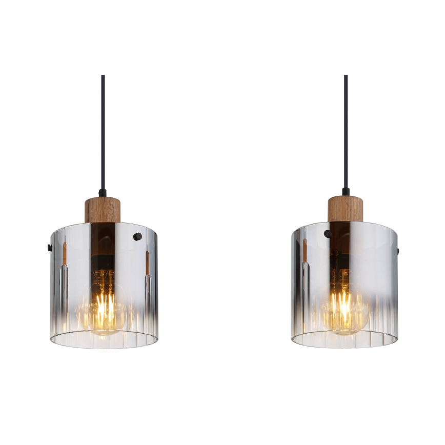 Globo - Suspension sur câble 3xE27/60W/230V