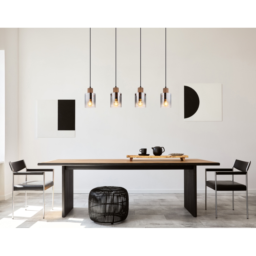 Globo - Hanglamp aan snoer 4xE27/40W/230V