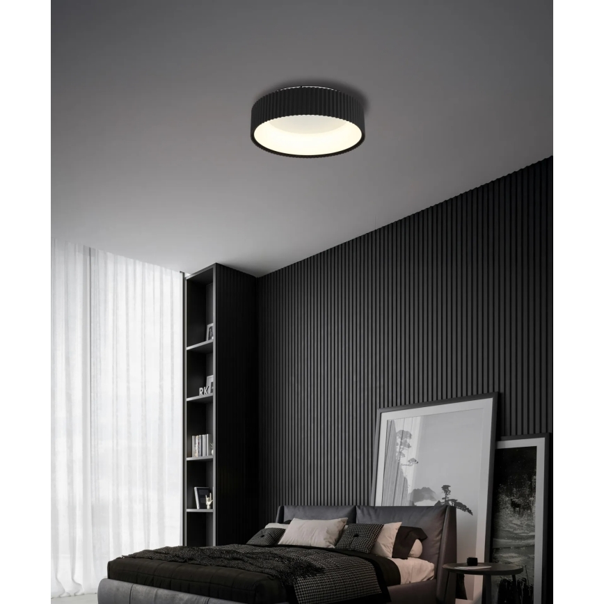 Globo - LED plafondlamp LED/45W/230V 2700/4000/6000K Ø46 cm zwart