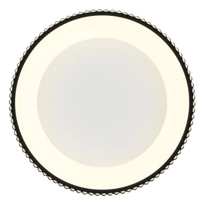 Globo - Plafonnier LED 45 W, 230 V, 2700/4000/6000 K, Ø 46 cm, noir
