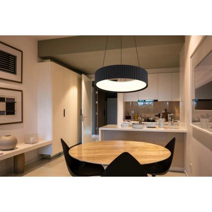 Globo - Suspension LED sur câble, 45 W, 230 V, 2700/4000/6000 K, Ø 46 cm, noire
