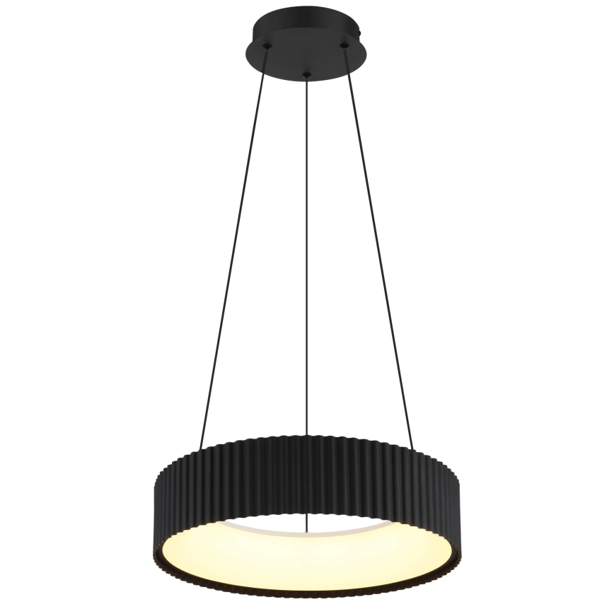 Globo - Suspension LED sur câble, 45 W, 230 V, 2700/4000/6000 K, Ø 46 cm, noire