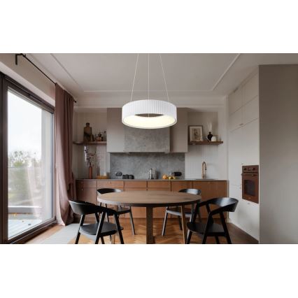 Globo - Suspension LED sur câble, 45W/230V, 2700/4000/6000K, Ø 46 cm, blanche