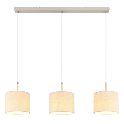 Globo - Kroonluchter met kabel 3xE27/40W/230V