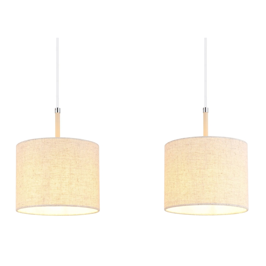 Globo - Kroonluchter met kabel 3xE27/40W/230V