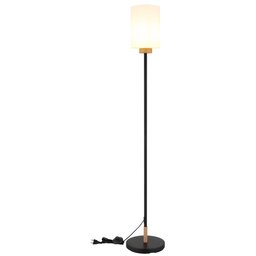 Globo - Vloerlamp 1xE27/60W/230V zwart/wit