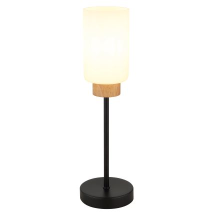 Globo - Tafellamp 1xE27/60W/230V zwart/wit