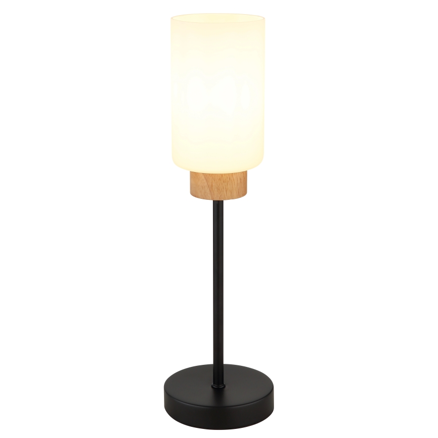 Globo - Tafellamp 1xE27/60W/230V zwart/wit