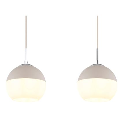 Globo - Suspension sur câble 3xE27/60W/230V