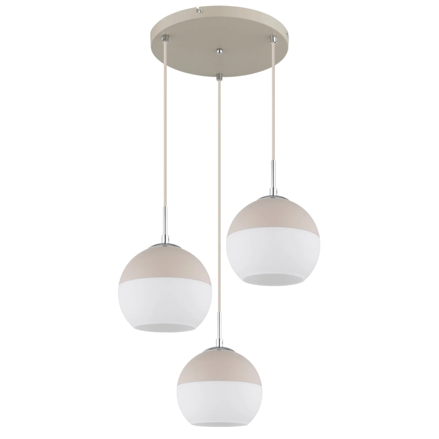 Globo - Hanglamp aan kabel 3x E27/60W/230V