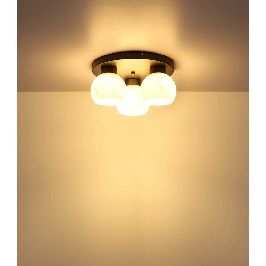 Globo - Plafondlamp 3xE27/60W/230V Ø 31,5 cm