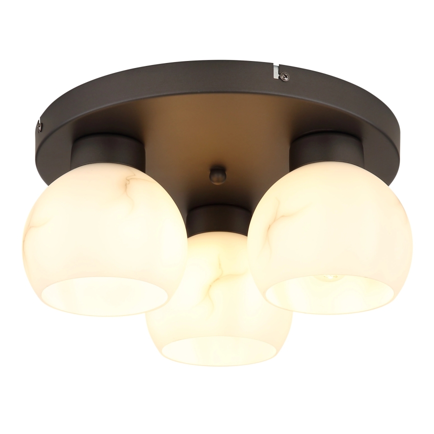 Globo - Plafonnier 3xE27/60W/230V, diamètre 31,5 cm