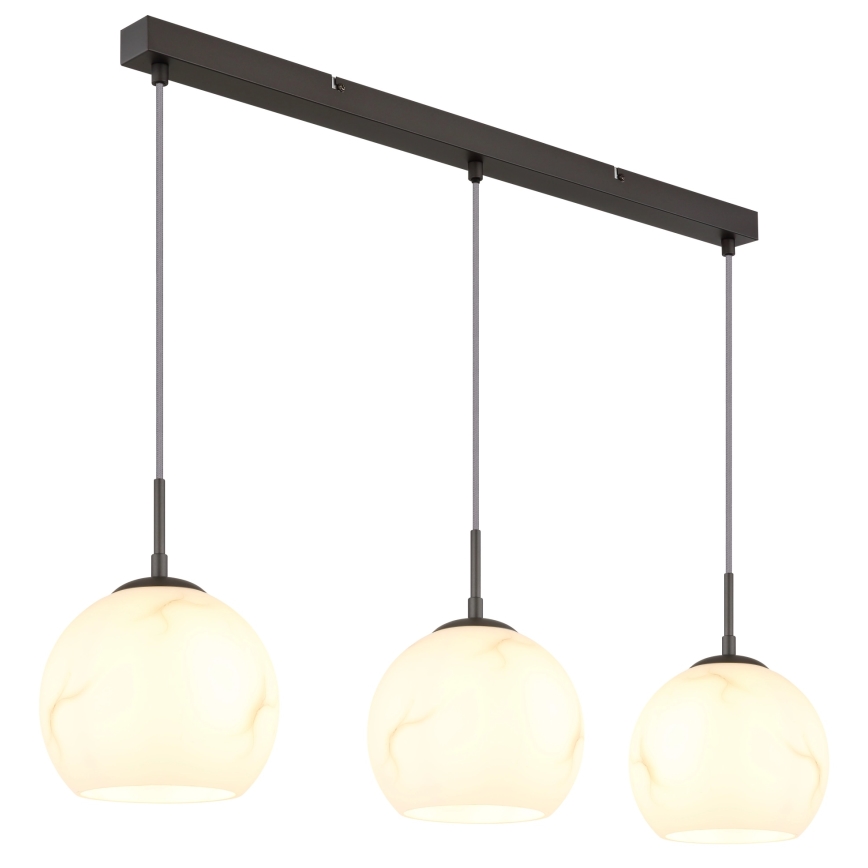 Globo - Hanglamp met kabel 3xE27/60W/230V