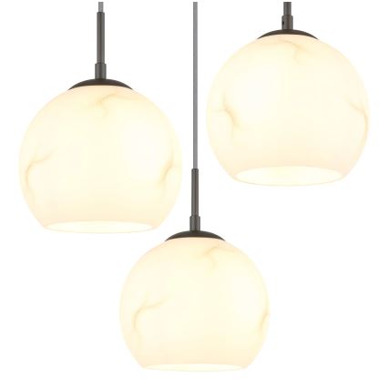 Globo - Suspension sur câble 3xE27/60W/230V Ø 42,5 cm