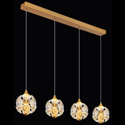 Globo - Suspension LED sur câble LED/32W/230V 3000K dorée