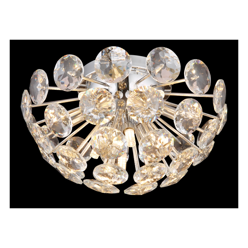 Globo - Plafondlamp 10xG9/7W/230V glanzend chroom diameter 39 cm