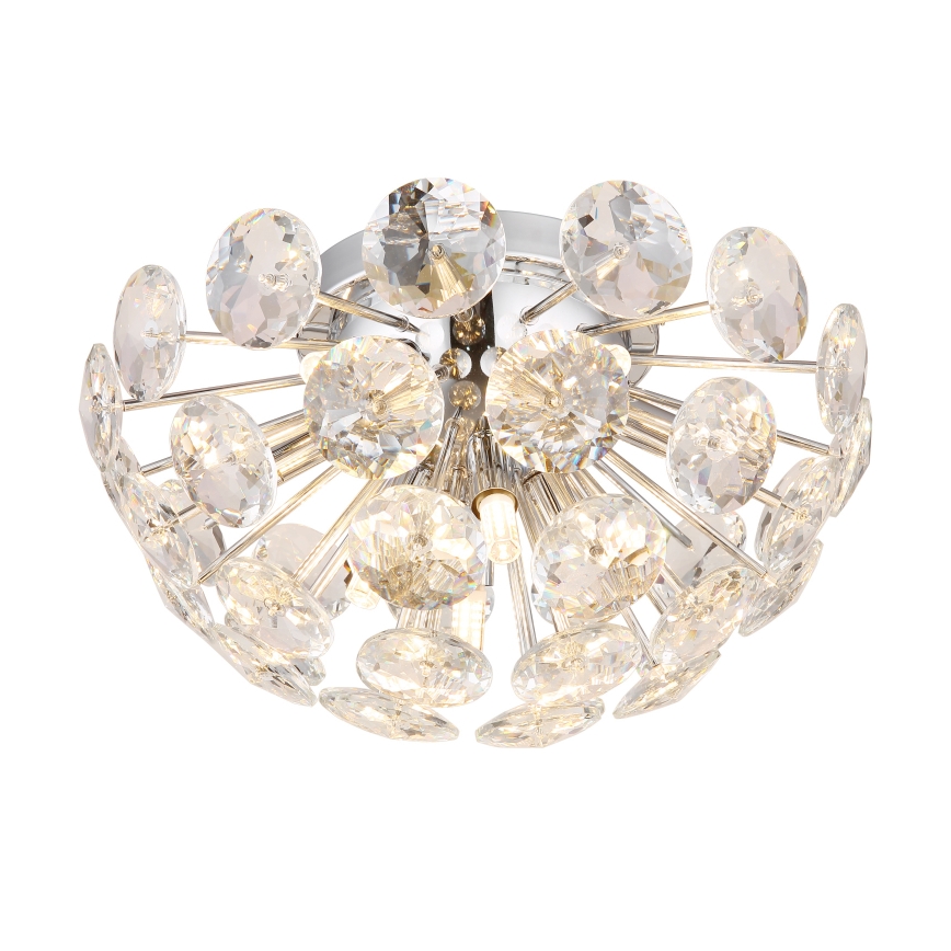 Globo - Plafondlamp 10xG9/7W/230V glanzend chroom diameter 39 cm