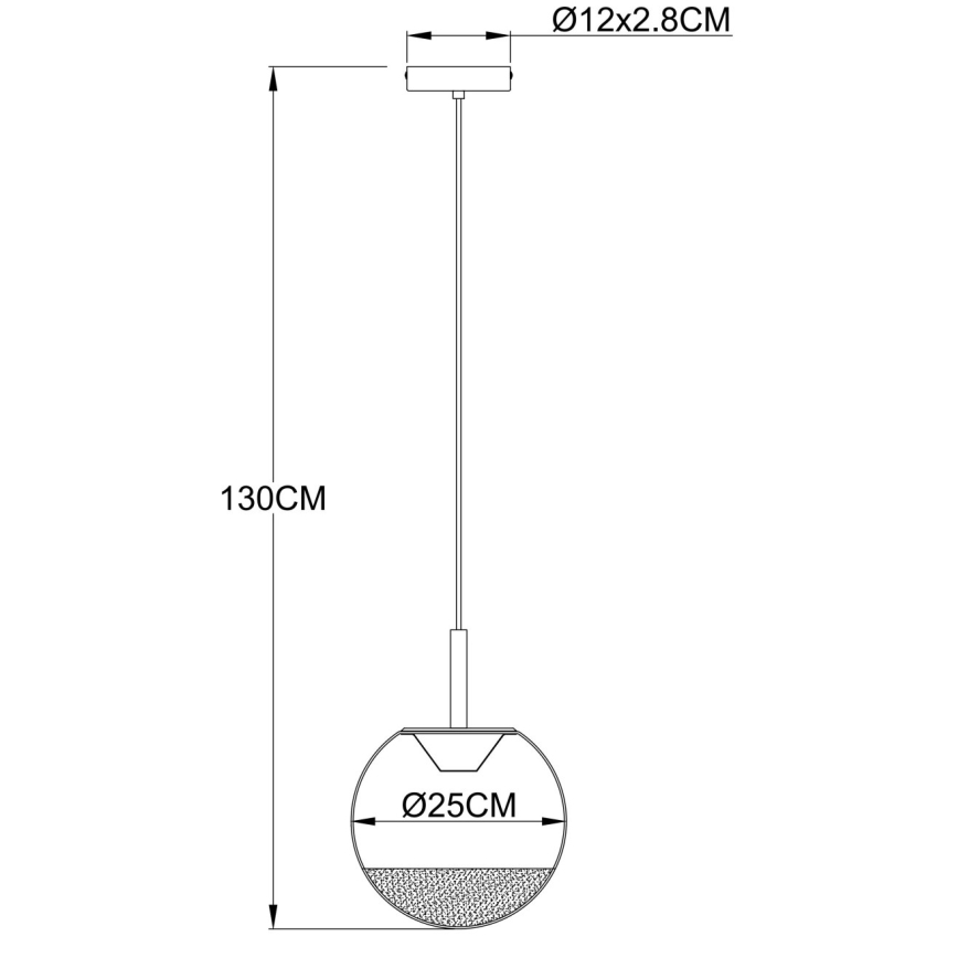 Globo - Suspension LED sur câble LED/8W/230V