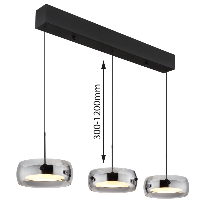 Globo - Suspension LED sur câble LED/30W/230V 3000K