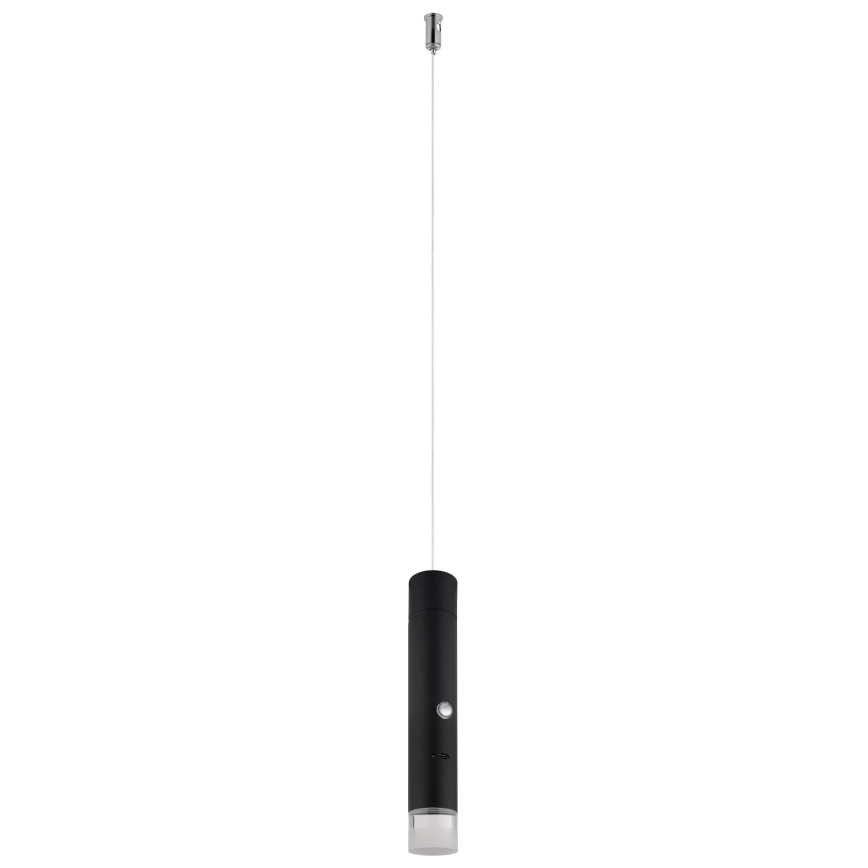 Globo - Lampe tactile rechargeable 2 en 1 à intensité variable LED/2W/230/5V noire
