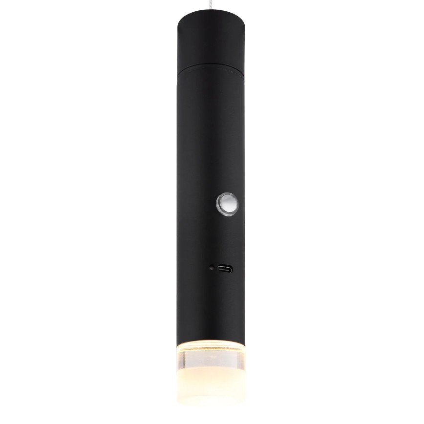 Globo - Lampe LED rechargeable tactile et à intensité variable 2 en 1 LED/2W/230/5V noir