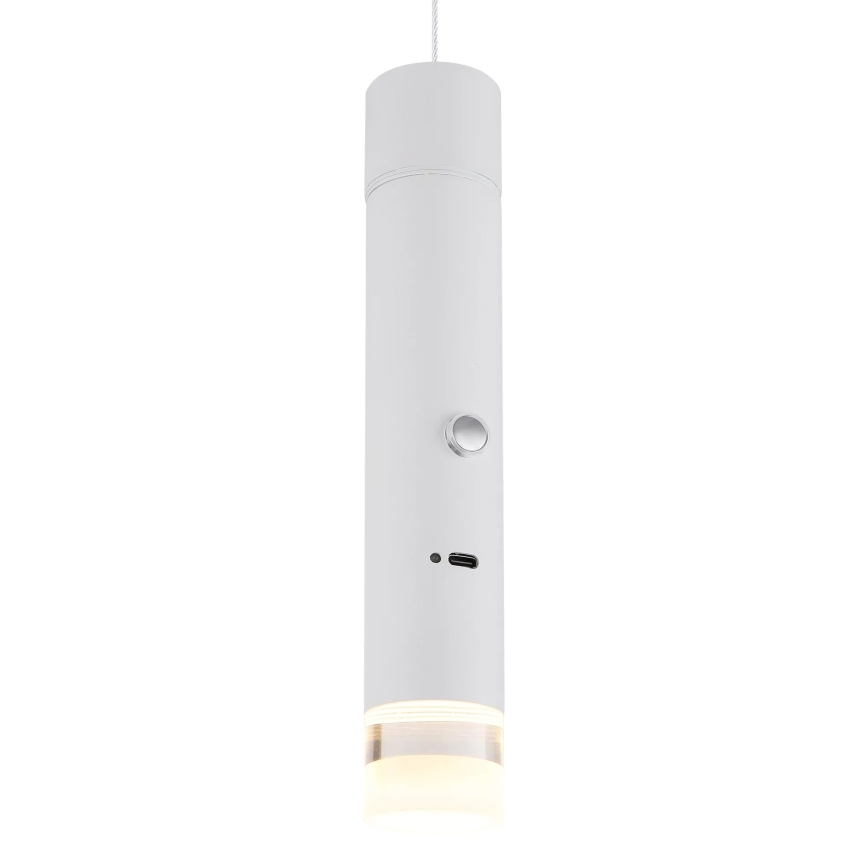 Globo - LED dimbare, oplaadbare lamp met aanraakbediening 2-in-1 LED/2W/230/5V wit