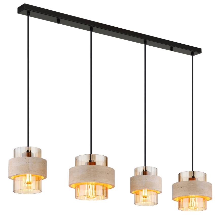 Globo - Hanglamp met kabel 4xE27/40W/230V