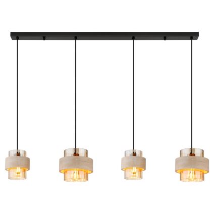 Globo - Hanglamp met kabel 4xE27/40W/230V