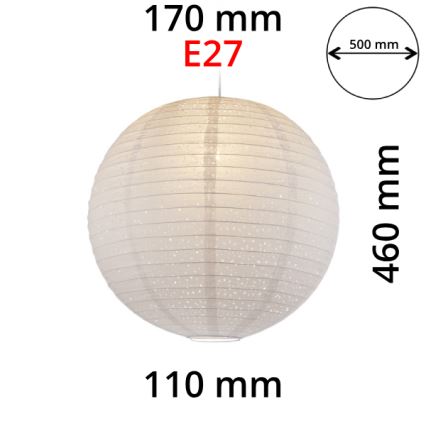 GLOBO 16911 - Abat-jour pour suspension VARYS E27 pr.50 cm
