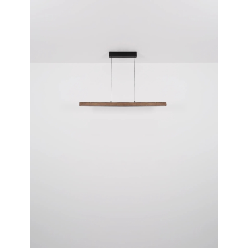 Globo - Lustre LED dimmable à commande tactile sur câble LED/24W/230V + LED/3W 3000K marron